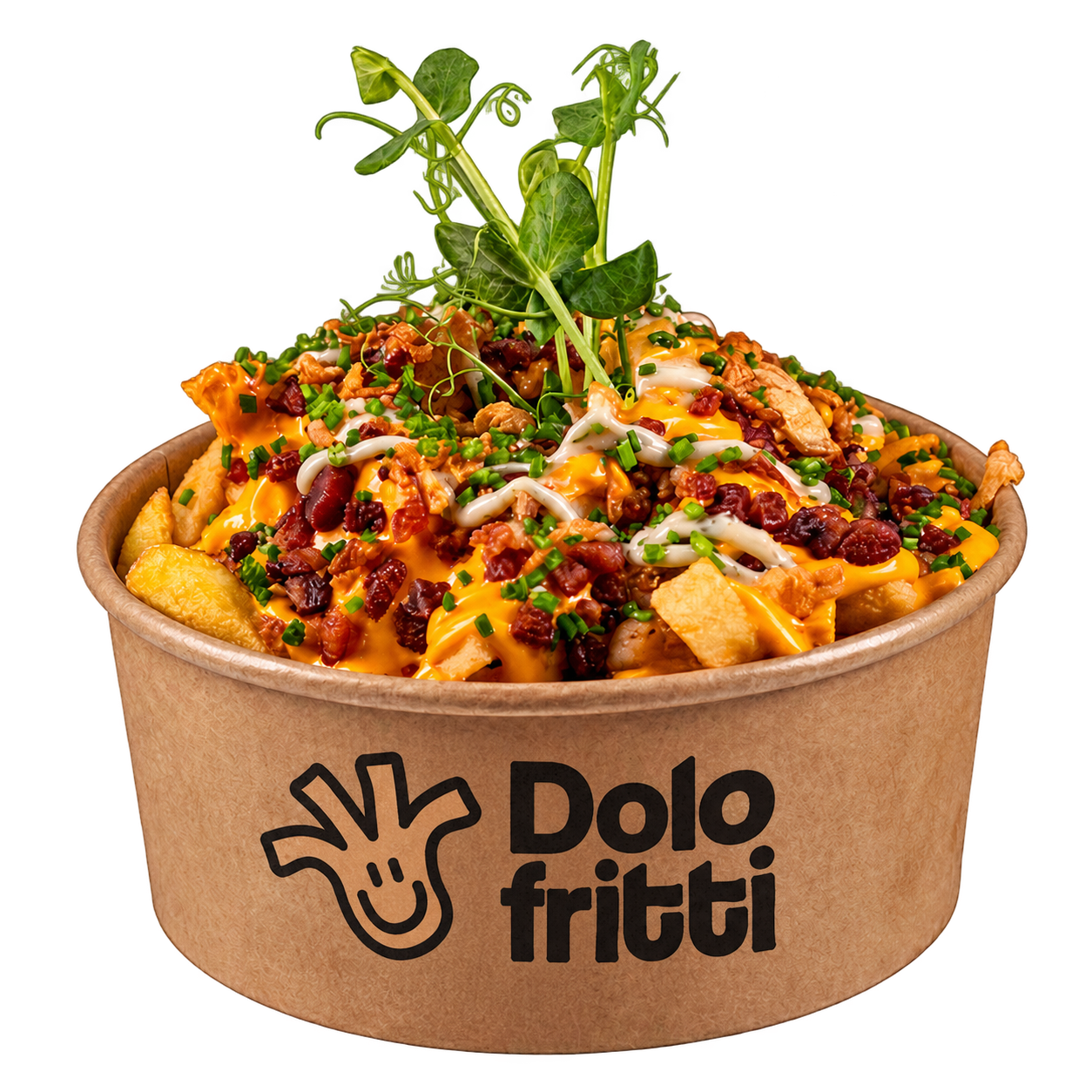 Cheesy Bacon Fries in der DOLOFRITTI-Schale